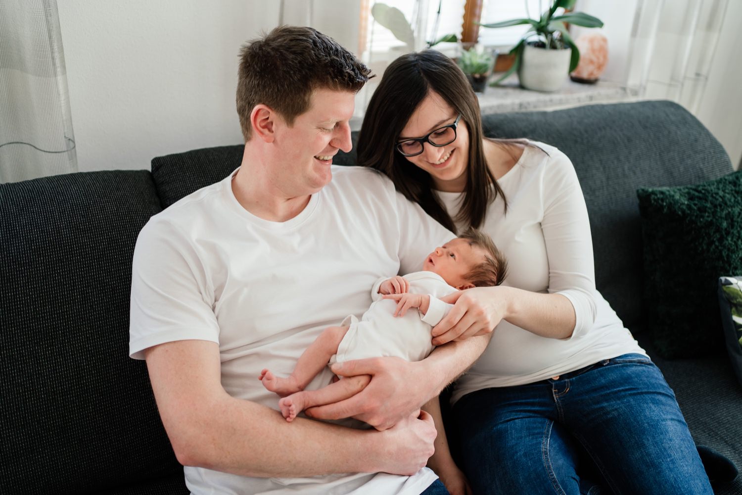 Newbornshooting als Homestory in Augsburg